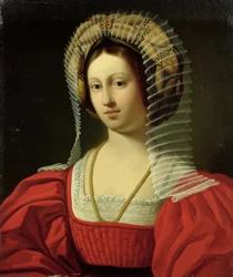 Giovanna I (1326-82) Dronning av Napoli, 1842